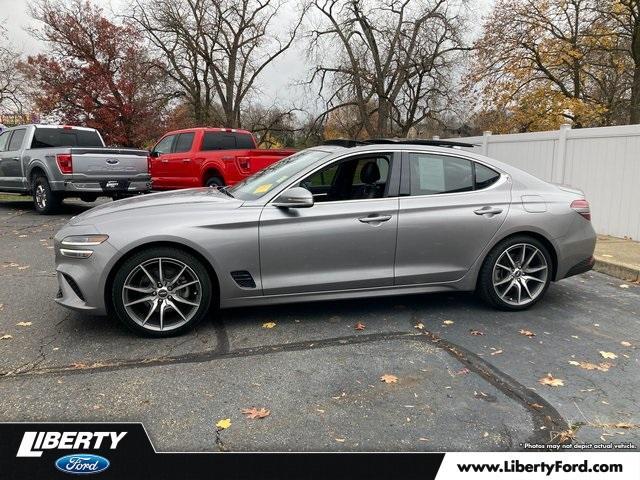 used 2022 Genesis G70 car, priced at $30,704