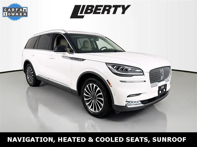 used 2021 Lincoln Aviator car, priced at $35,395