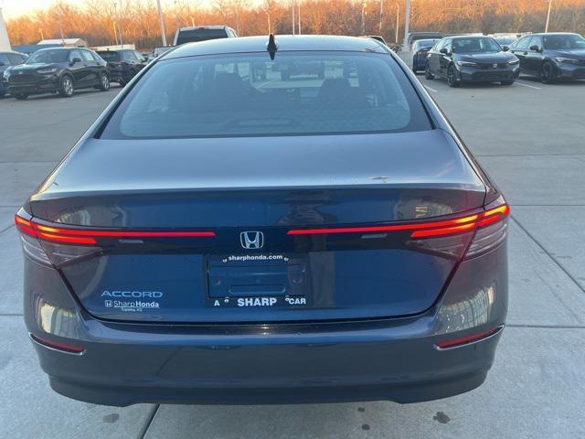 new 2025 Honda Accord car, priced at $31,655