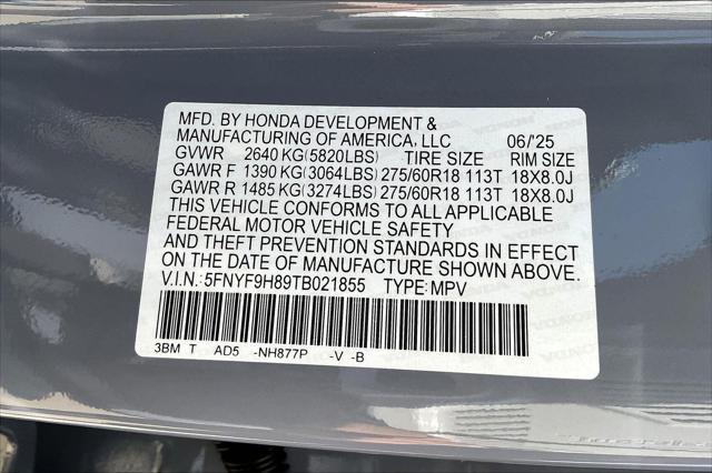 new 2026 Honda Passport car, priced at $54,355