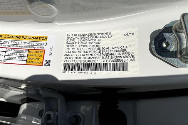 new 2025 Honda Accord Hybrid car, priced at $40,087