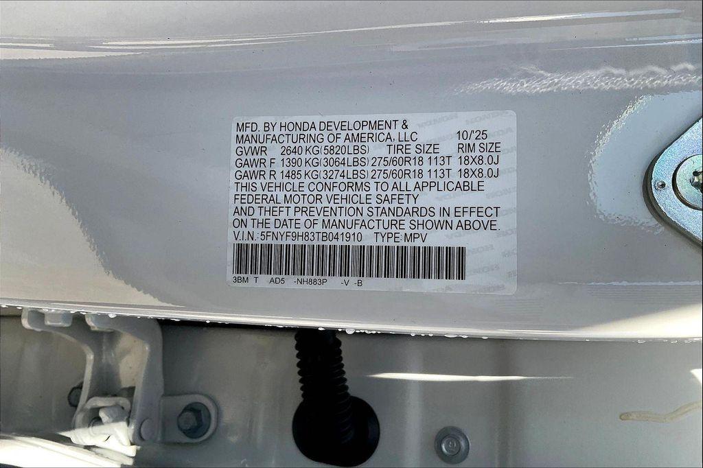 new 2026 Honda Passport car, priced at $51,005