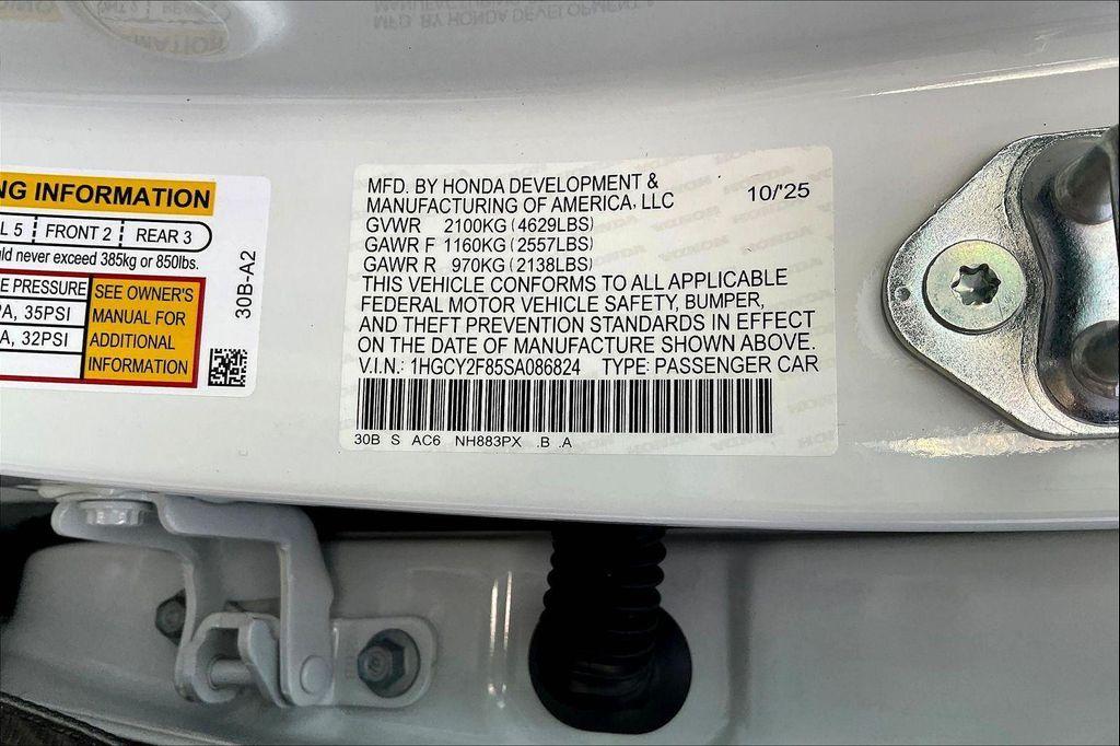 new 2025 Honda Accord Hybrid car, priced at $38,761