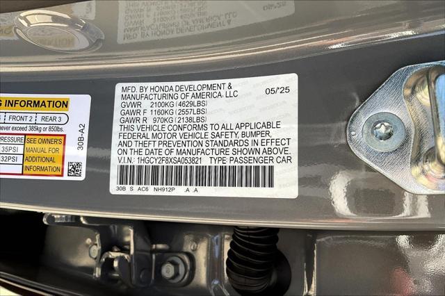 new 2025 Honda Accord Hybrid car, priced at $39,678