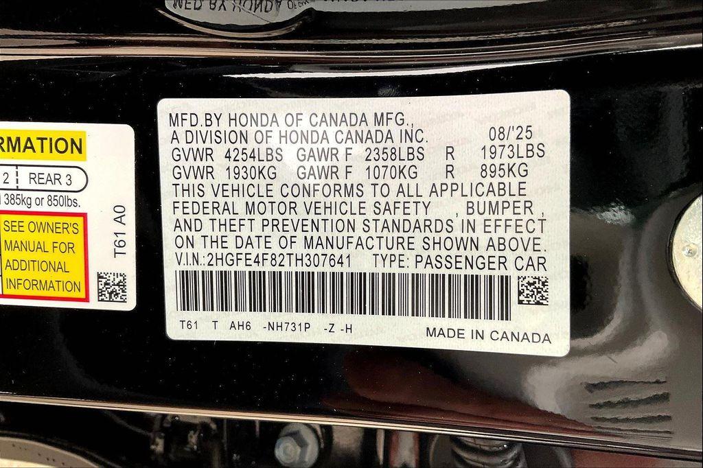 new 2026 Honda Civic Hybrid car, priced at $30,490