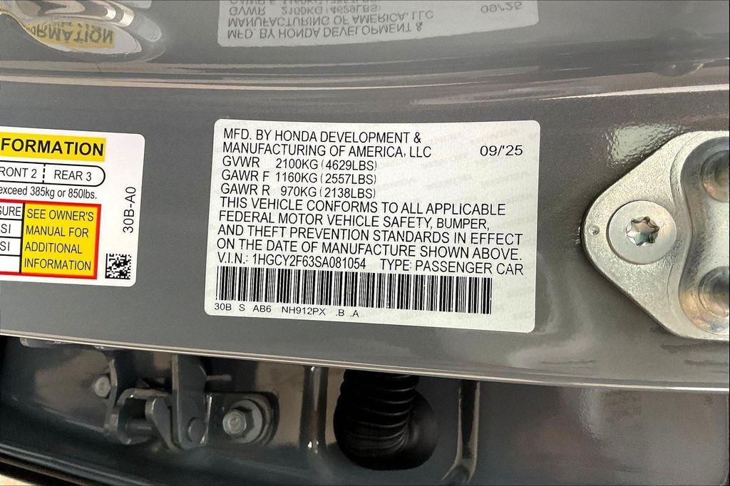 new 2025 Honda Accord Hybrid car, priced at $35,180