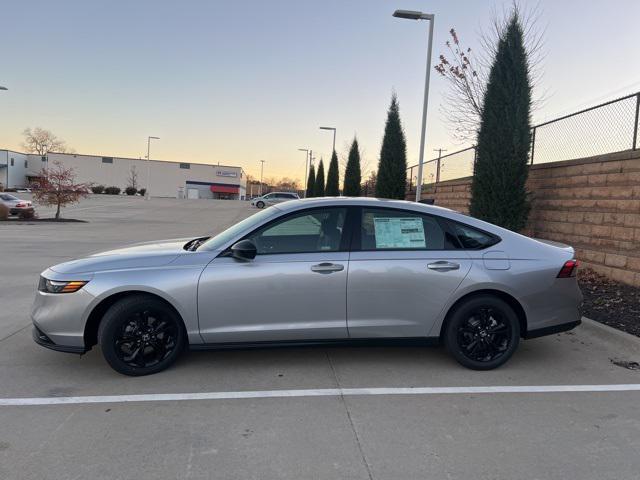 new 2025 Honda Accord car, priced at $31,655