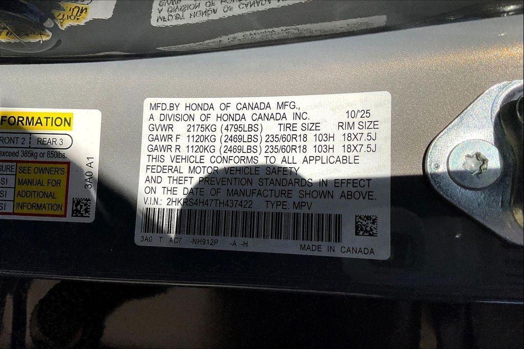 new 2026 Honda CR-V car, priced at $35,255