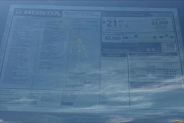 new 2025 Honda Pilot car, priced at $52,855