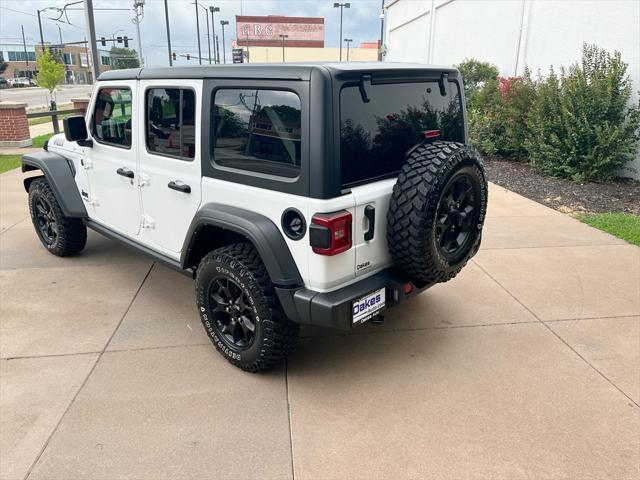 used 2021 Jeep Wrangler car, priced at $34,000