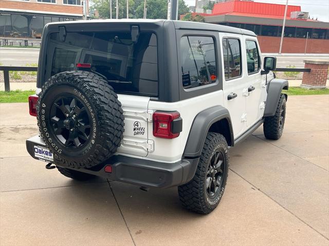 used 2021 Jeep Wrangler car, priced at $34,000