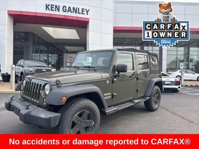 used 2015 Jeep Wrangler Unlimited car, priced at $18,996