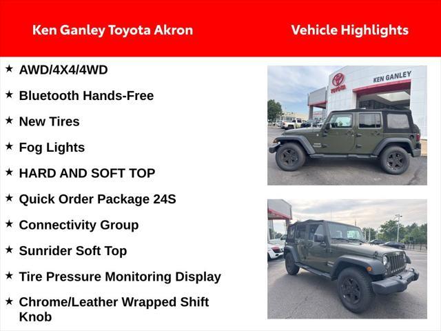 used 2015 Jeep Wrangler Unlimited car, priced at $18,996