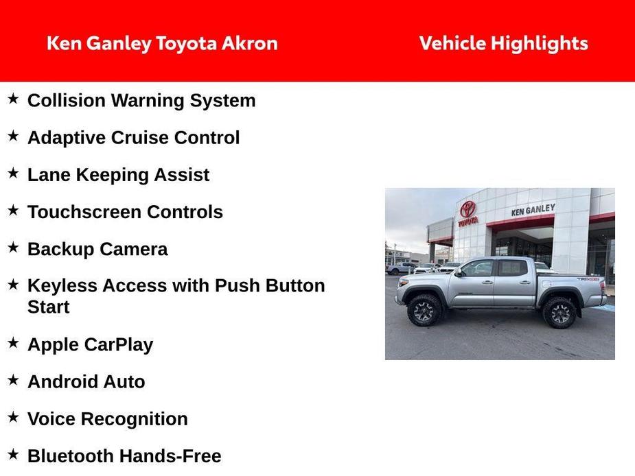 used 2022 Toyota Tacoma car, priced at $33,103