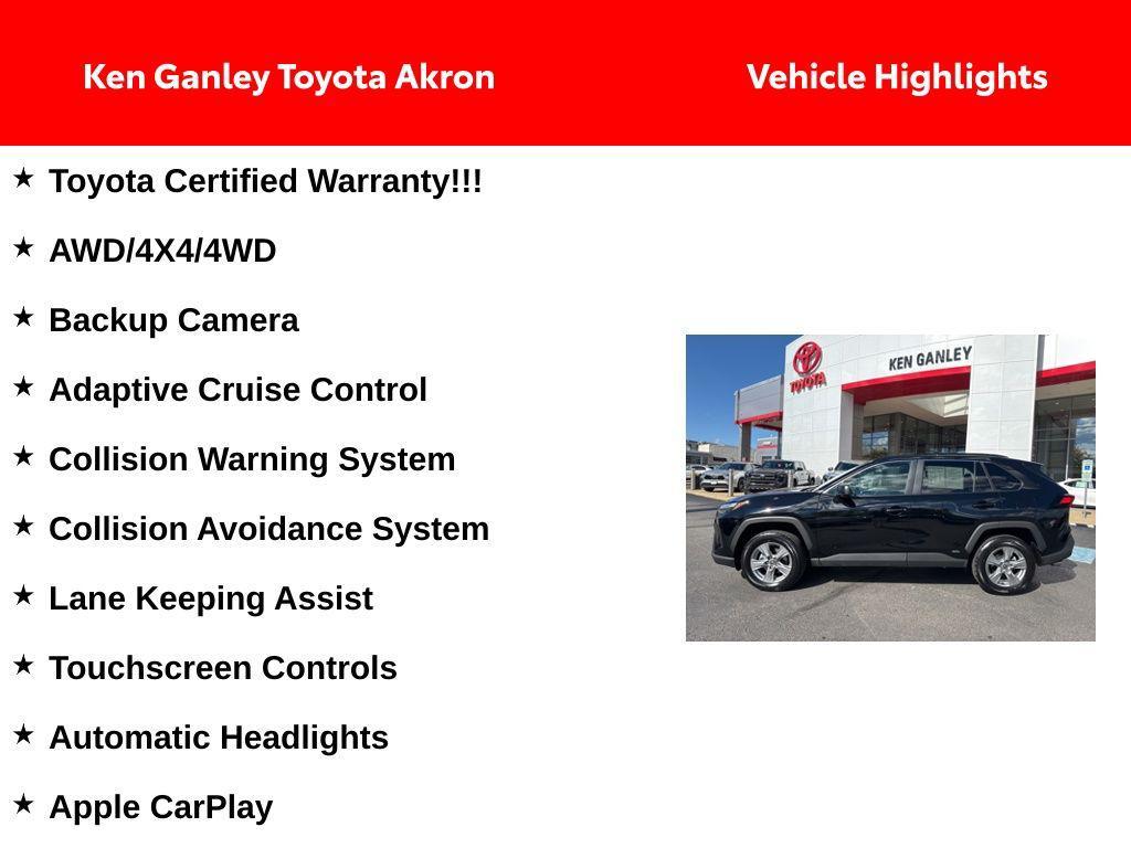 used 2025 Toyota RAV4 Hybrid car, priced at $32,781