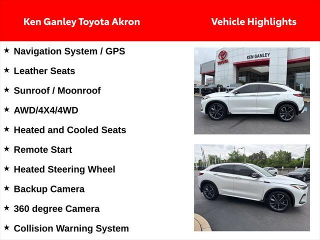 used 2024 INFINITI QX55 car, priced at $40,991