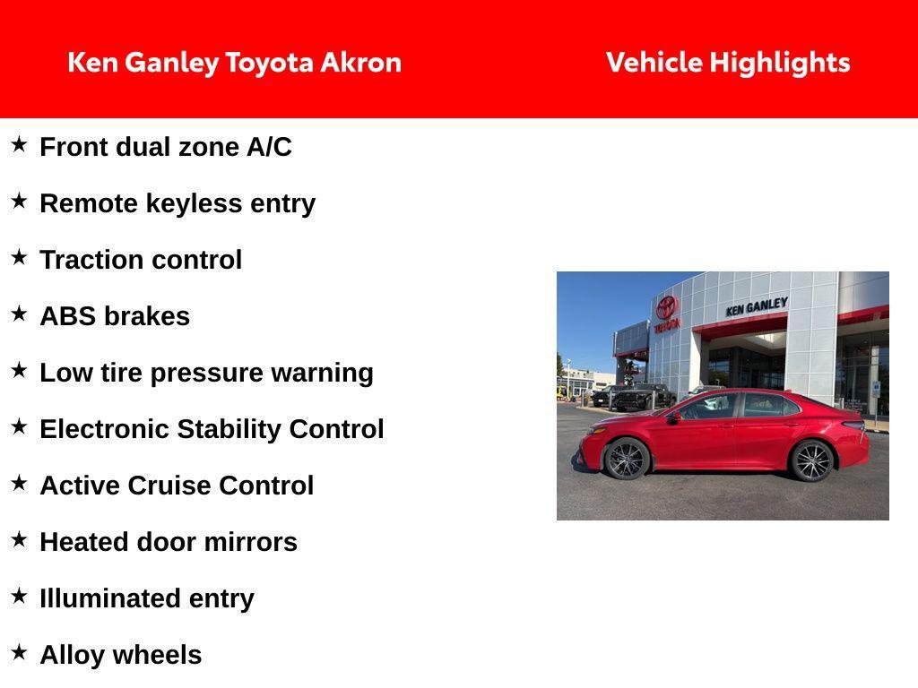 used 2023 Toyota Camry car, priced at $25,266