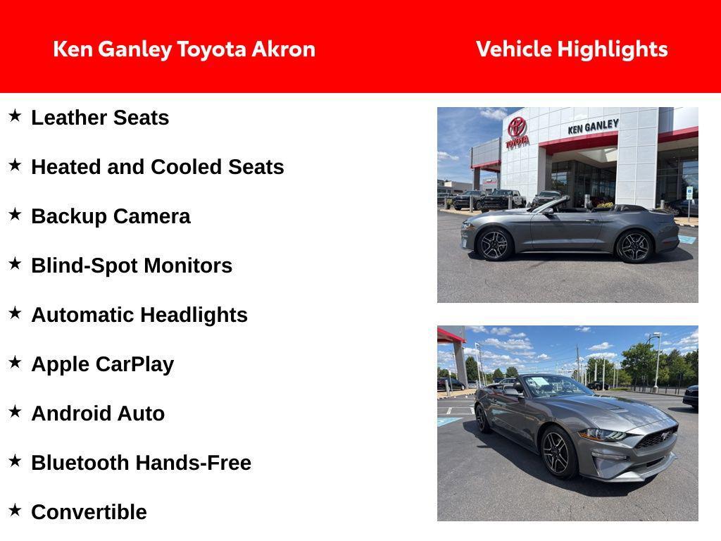 used 2023 Ford Mustang car, priced at $22,991
