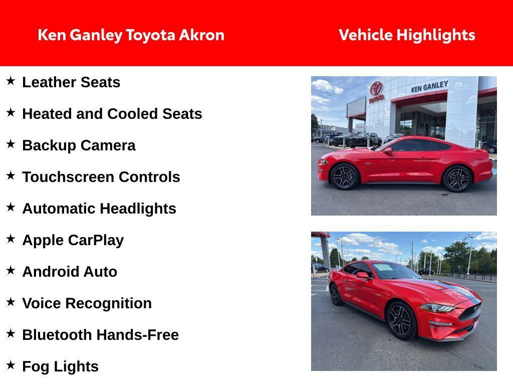 used 2021 Ford Mustang car, priced at $29,642