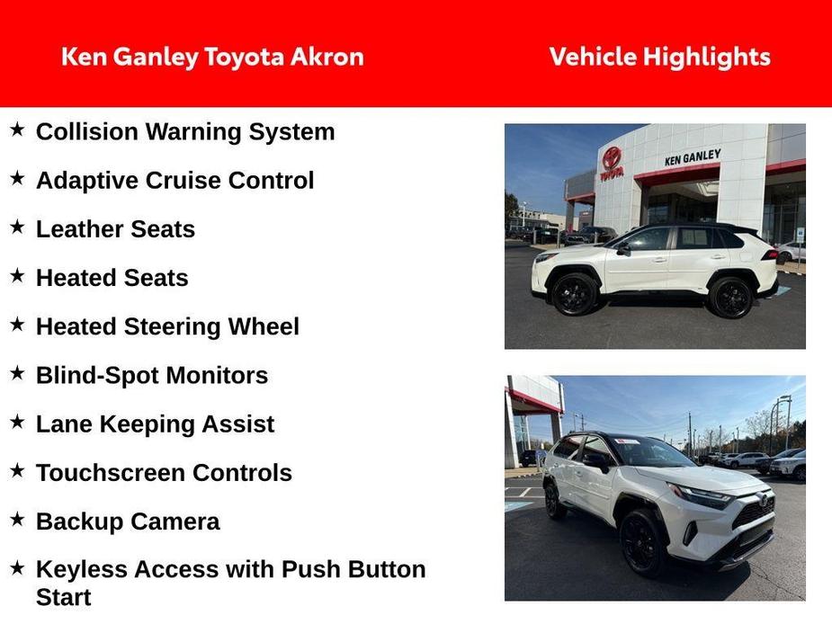 used 2022 Toyota RAV4 Hybrid car, priced at $39,055