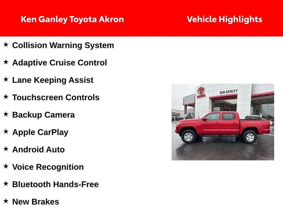 used 2021 Toyota Tacoma car, priced at $31,972