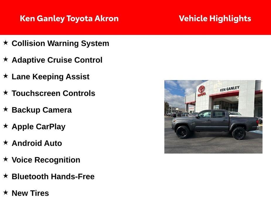 used 2021 Toyota Tacoma car, priced at $32,781