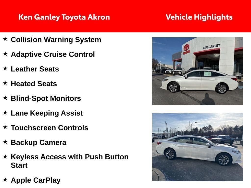 used 2022 Toyota Avalon car, priced at $23,866