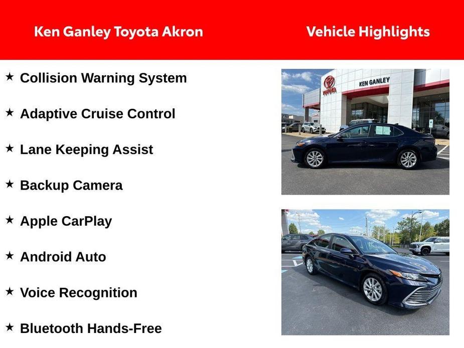 used 2022 Toyota Camry car, priced at $22,225