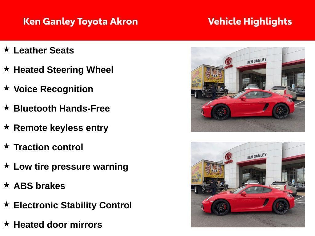 used 2016 Porsche Cayman car, priced at $60,682