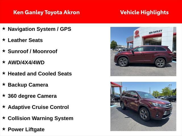 used 2019 Toyota Highlander car, priced at $25,896