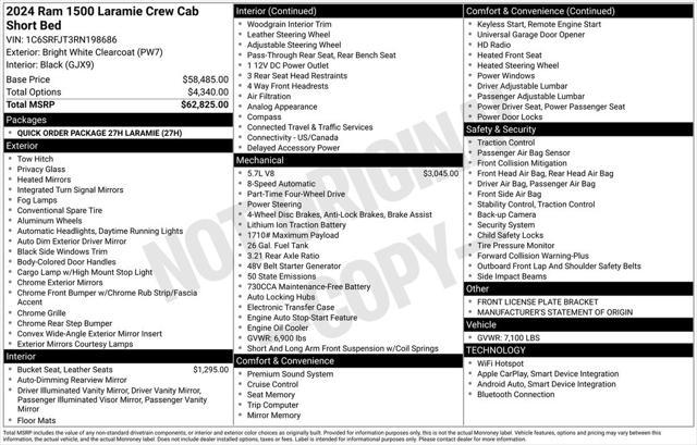 used 2024 Ram 1500 car, priced at $39,991