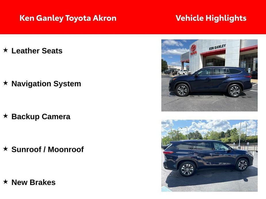 used 2022 Toyota Highlander car, priced at $30,554