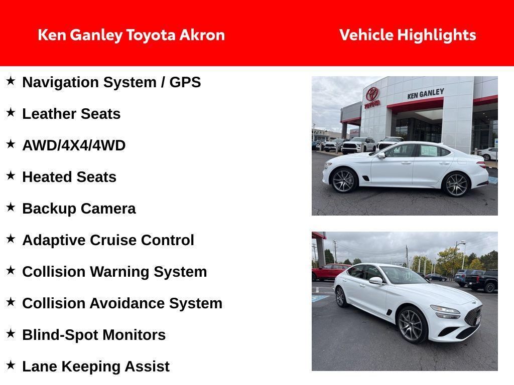 used 2024 Genesis G70 car, priced at $28,491