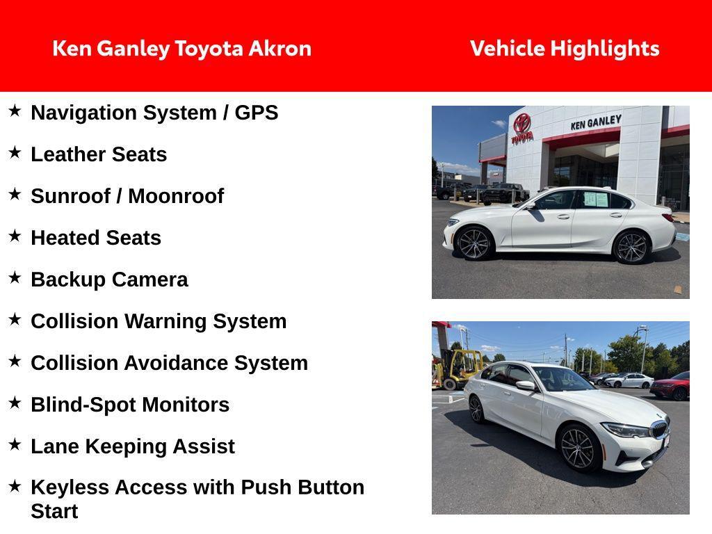 used 2020 BMW 330 car, priced at $18,896
