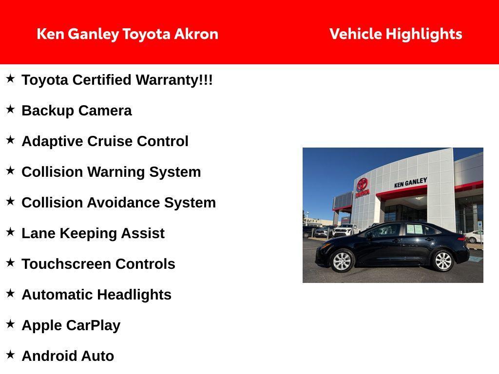 used 2024 Toyota Corolla car, priced at $20,496