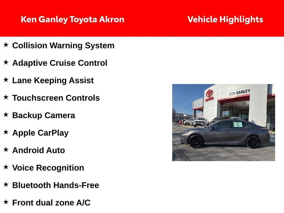 used 2022 Toyota Camry car, priced at $22,454