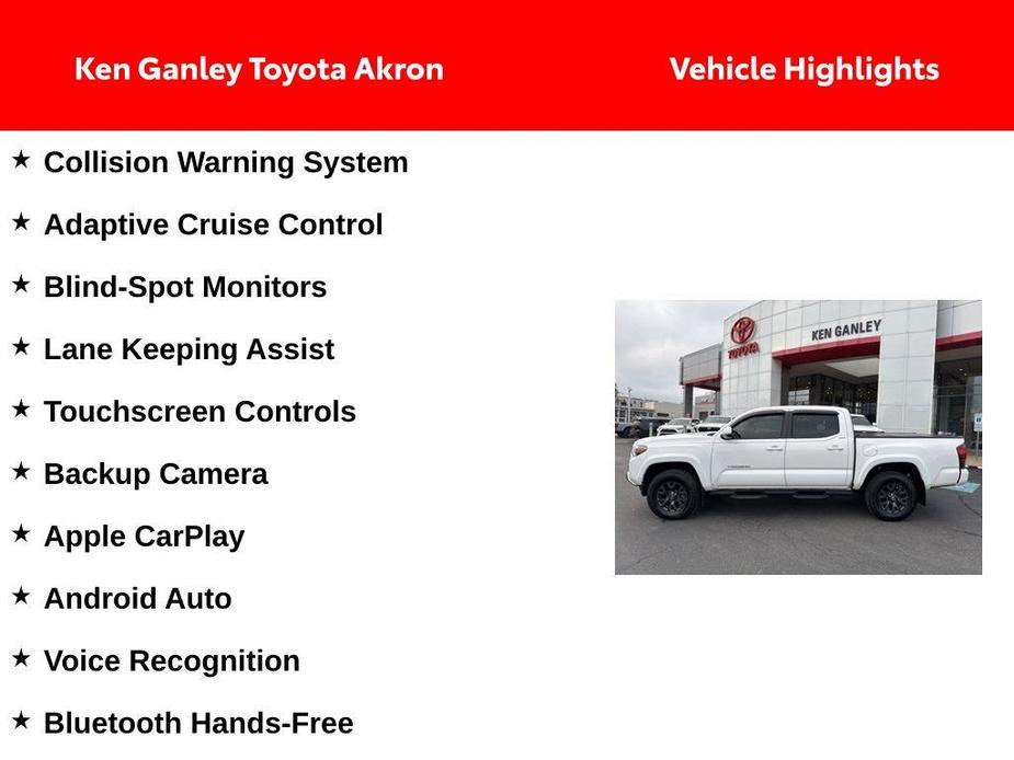 used 2023 Toyota Tacoma car, priced at $34,125