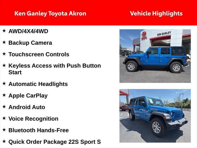 used 2023 Jeep Wrangler car, priced at $30,498