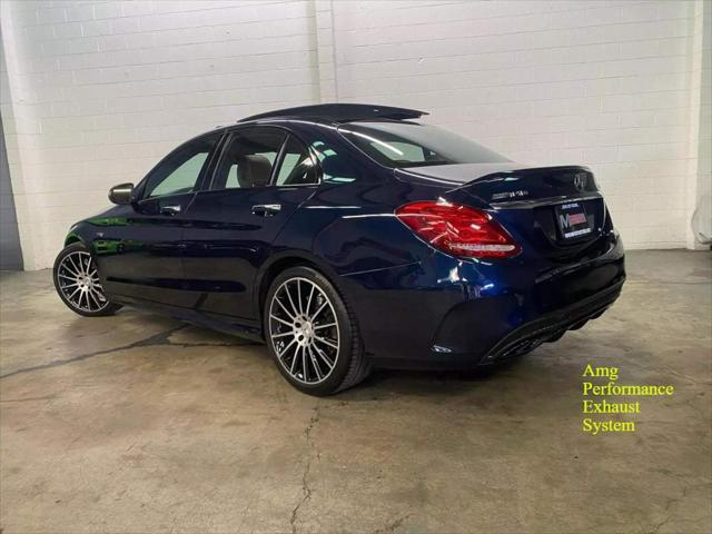 used 2018 Mercedes-Benz AMG C 43 car, priced at $27,498