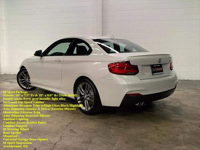 used 2018 BMW 230 car, priced at $17,788