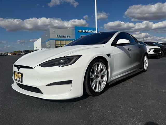 used 2021 Tesla Model S car, priced at $51,990