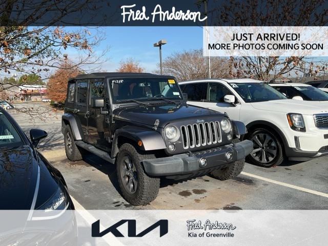 used 2017 Jeep Wrangler Unlimited car, priced at $22,908