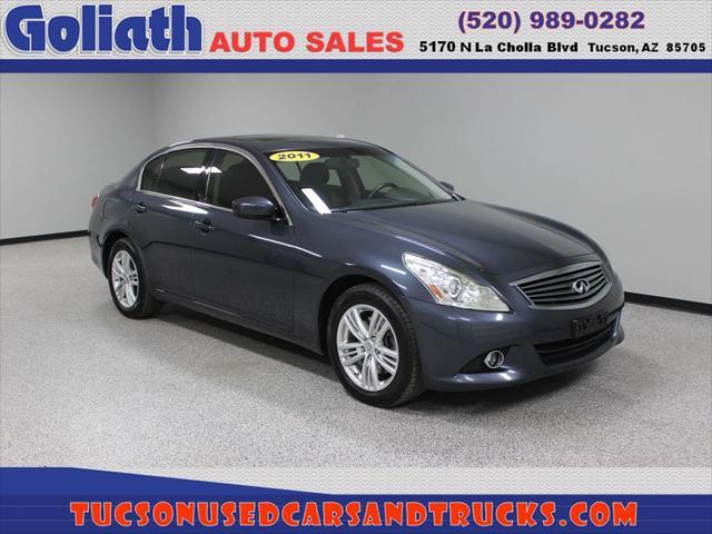 used 2011 INFINITI G37x car, priced at $10,300