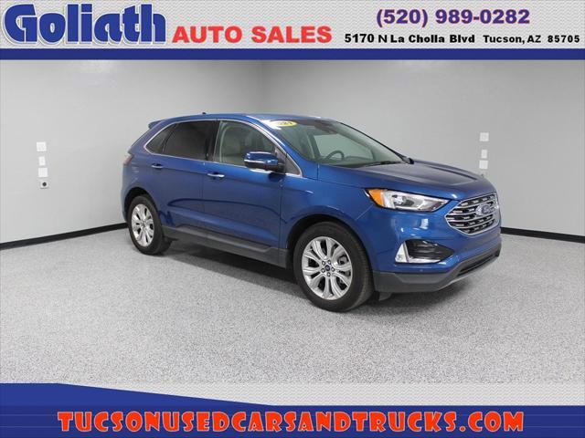 used 2021 Ford Edge car, priced at $17,500