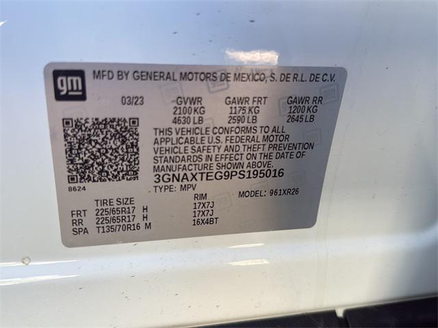 used 2023 Chevrolet Equinox car, priced at $19,281