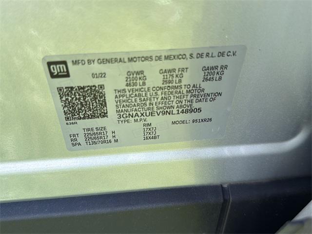 used 2022 Chevrolet Equinox car, priced at $17,400