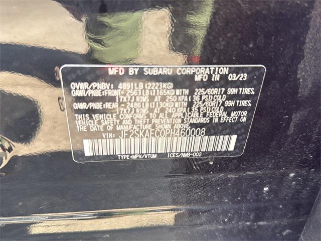 used 2023 Subaru Forester car, priced at $24,323