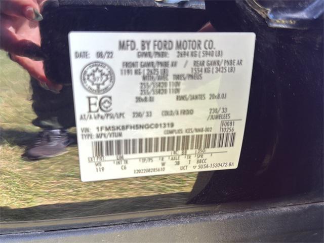 used 2022 Ford Explorer car, priced at $25,220