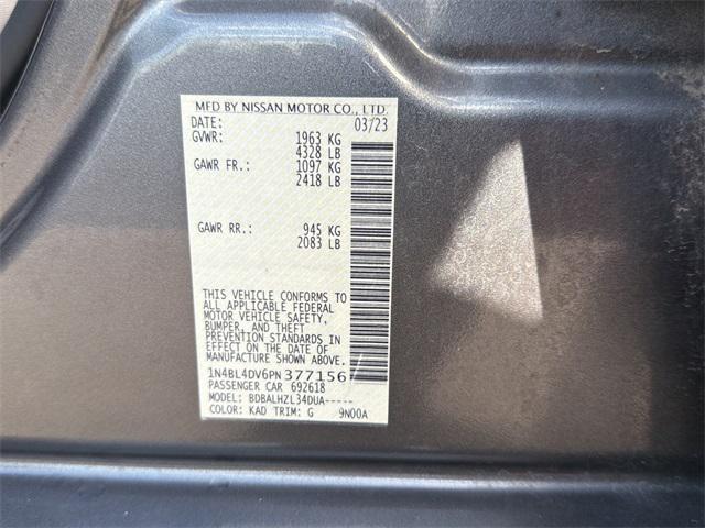 used 2023 Nissan Altima car, priced at $18,700