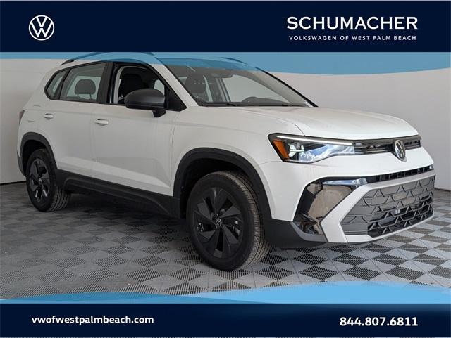 new 2025 Volkswagen Taos car, priced at $26,186